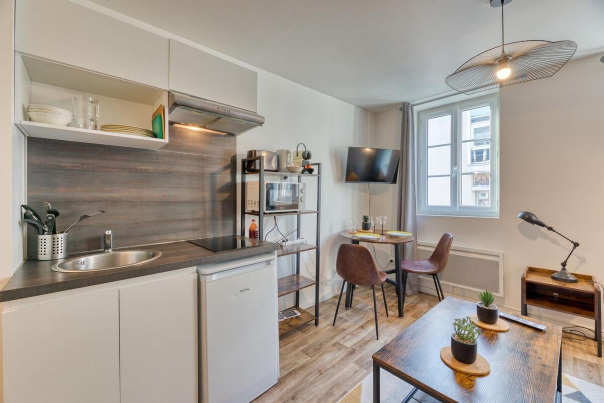 Le Remi Studio Renove Au Coeur De Rouen Exterior foto